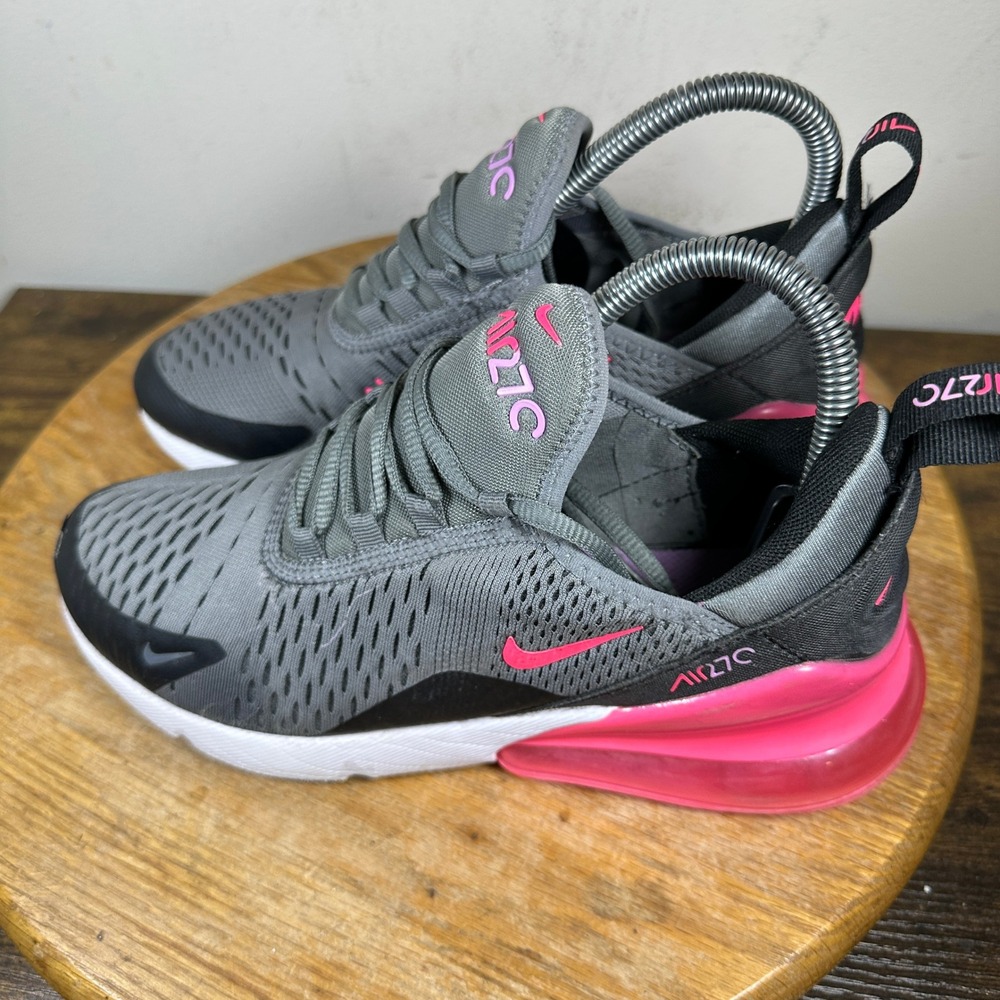 Nike Air Max 270 Running Shoes Gray Pink Womens Size 7.5 Sneakers 943345-031 - Picture 9 of 9